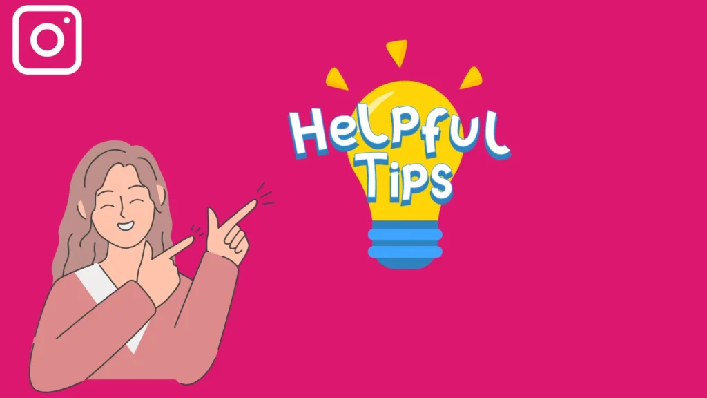 Illustration of a checklist and lightbulb icon showing helpful tips for earning InstaUp coins efficiently on a mobile app.

